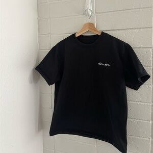 Adererror black graphic t shirt